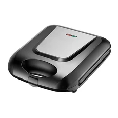 비스킷 메이커 전기 샌드위치 메이커 비 스틱 코팅 스낵 비스킷 메이커 가정용 주방 사용에 적합, 01 미국, 01 Black