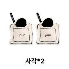 주방고리수건 미니 손닦는 주방수건 향수병 동백꽃, 1개, 스퀘어+스퀘어 2개 세트