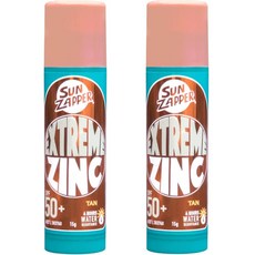 호주 썬재퍼 익스트림 징크 선스크린 선스틱 탠 SPF50, 15g, 2개