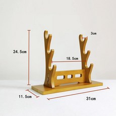 스탠드 카타나 거치대 나무 검 보관 선반 디스플레이 슬레이어 일본 세이버 랙 하우스 오거나이저, 3. Style A-4 Layers
