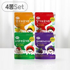 동결건조 과일 엔 요거트 큐브 4봉세트 아이과자 유아 간식, 16g