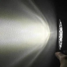 차량용 LED 작업등 모델 원형 21LED 투광 조명 보조 오프로드 차량 개조 인치, White light, 1개