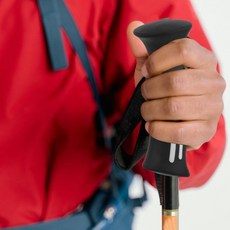 보행 지팡이 손잡이 커버 교체용 그립 등산 스틱 스트랩 미끄럼 방지 트레킹 폴 바닥, 05 22mm-1pc