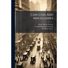 (영문도서)Cape Cod And Miscellanies Paperback, Nabu Press, English, 9781286606964