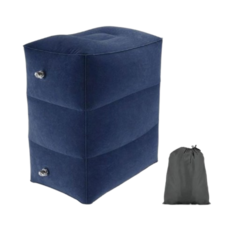 스토리빙 에어 3단 발 받침대 쿠션 + 파우치, ALL BLUE