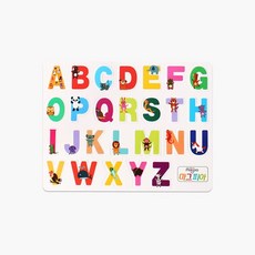 마그피아 아리아띠 자석글자 영어 대문자 소문자 유아 어린이 알파벳 공부 놀이, 1개