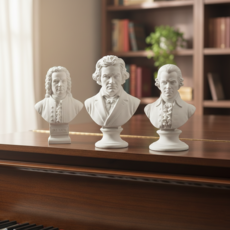 데이리즘 음악가 미니 아트 석고상