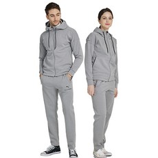 Puma Visual訓練拉鍊連帽外套+長褲 灰色