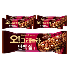 마켓오네이처 오 그래놀라 바 카카오 앤 유산균볼 미니, 40g, 20개