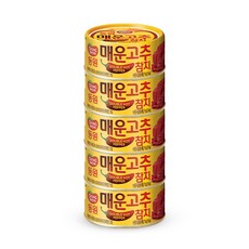 동원참치 매운고추참치 150g x 5캔, 5개