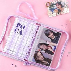 소소 미뉴잇 투명 지퍼바인더 A6 클립바인더, 화이트