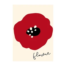 쿠쿠스토어 현대 꽃 포스터 미니멀리스트 캔버스 회화 거실 홈 장식을위한 아름다운 인쇄, 04 1, 07 31, 1개