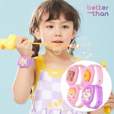 베러댄 어린이 썸머밴드 4개세트 입체형 캐릭터 LED 3단계 썸머팔찌 시트로넬라 남아 여아용 여름철 어린이집 생일 답례품, 랜덤 4개세트