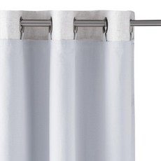 KGORGE 커튼 뒤용 100% 암막 라이너 침실 거실 창문용 화이트 단열 라이너 드레이프 화이트 너비 127.7 x 길이 149.9cm(50 59인치) 패널 1개 무