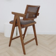 AB라탄바 아일랜드 식탁 홈바체어 라탄 홈바의자, 브라운 720