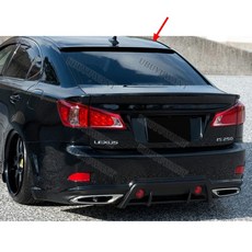 2006-2013 렉서스 IS250 IS350 ISF F스포츠 VIP 스타일 ABS 리어 스포일러 호환, 미도색ed
