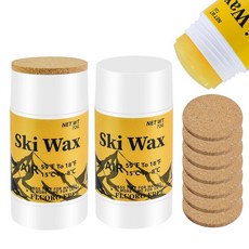 144g Rub on 스키 스노보드 왁스 코르크 어플리케이터 8개 휴대용 범용 노르딕 글라이드 크로스컨트리 왁스 PFAS 프리 스키 스노보드 왁스 키트 액세서리 봄 겨울 대, 144g Rub on 스키 스노보드 왁스, 코르크 어플, 1개