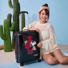 【OUTDOOR】史努比SNOOPY-JOE COOL20吋行李箱-黑色 ODP24D20BK