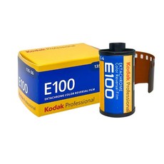 Kodak E100 Ektachrome 彩色正片 35mm 專業底片 36張 膠捲, 1個