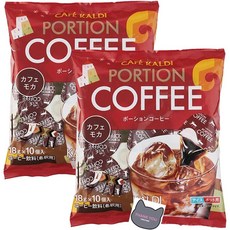 칼디 포션 커피 모카 10개입 x 2봉지, 18g