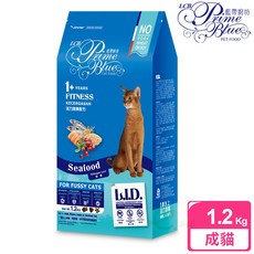 LCB 藍帶廚坊 成貓/老貓/室內貓 海陸雙拼 乾飼料, 低敏配方呵護腸胃，Omega脂肪酸亮麗毛髮，嗜口性佳, 1.2kg, 1個