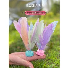 제기놀이 내구성 성인용 민속제기 간편 제사제기용품 65자, 마카롱 오리털 10개 고탄성 PVC 무작위, 10개