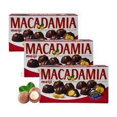메이지 마카다미아 초콜릿, 64g, 3개