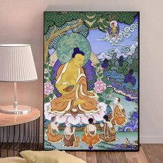 불교 보살 신 포스터 거실 카페 캔버스 빈티지 스타일 만화 그림 아트 홈 벽장식, I. z9