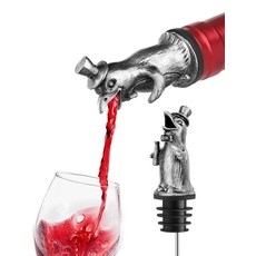 ECLATIS 동물 와인 푸어러 및 주류 병용 흘림 방지 병 스토퍼 남성 아빠 안주인 집들이를 위한 재미있는 특별한 선물 휴일 파티 장식을 바 카트 액세서리 다양한, 펭귄