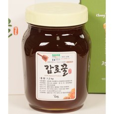 정순조감로꿀 국산 100% 감로꿀 제천 토종 프리미엄 천연 벌꿀, 1.2kg, 1개