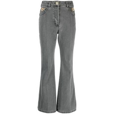 파투 로고 자수 플레어 진