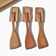 원목뒤집개 전부침조리 우드주걱 내열조리도구 가정용주방도구 30cm