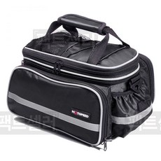 자전거 한강 국토종주 리어랙 짐가방 페니어 뒷바구니 투어 백 가방 짐칸, 사진참조, H 마크 블랙