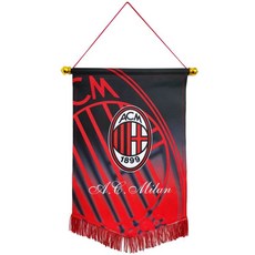 축구 깃발 스포츠 응원용품 플래그 벽걸이 독립, AC 밀란, 1개, AC 밀란