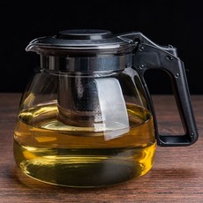 1000ML玻璃耐高溫泡茶壺 套裝, 1個, 1000ML單隻泡茶壺, 1L