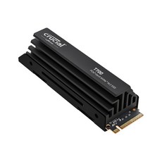 크루셜 T700 1TB Gen5 NVMe M.2 SSD (CT1000T700SSD3), 방열판이 있는 T700