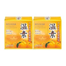 【정리 구입/2개】알칼리 온천 성분 온소 입욕제 유자의 향기 30g×15포입 148158
