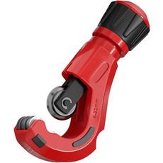 파이프 커터 헤비 듀티 알루미늄 합금 회전 공구 - 구리 스테인리스 호스 및 도관용 360도 디버링이 있는, S, Black, Red