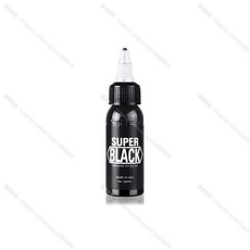 XTREME SUPER BLACK 超級黑 紋身色料 1oz (30ml) 美國製造, 1個
