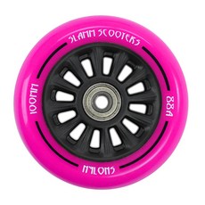 스턴트스쿠터 바퀴 스쿠터휠 scooter wheels 슬램스쿠터 정품 교체 바퀴 1개입 Abec9 베어링 포함 360호환 일반적인 스쿠터에 교체가능, 핑크, 1개