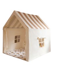 韓式條紋小屋帳篷 兒童遊戲屋 秘密基地, 韓式條紋小屋, 1個