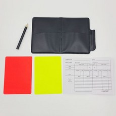 옐로우카드 레드카드 축구 심판 수첩+온유통상Shop, 빠른배송