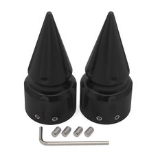 오토바이 CNC 프론트 액슬 너트 커버 캡 알루미늄 블랙 Harley Sportster XL XG 투어링 FLHT FLHR FLTRX Dyna VRSC Softail, M