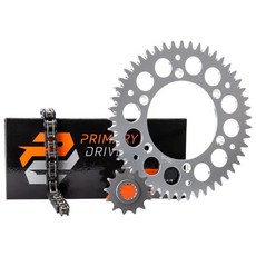 Primary Drive 혼다 CRF100F 2004-2013/XR100R 1990-2003과 호환되는 강화 스틸 전면 및 후면 스프로킷 및 428 C 체인이 있는 체인 및 스, Primary Drive 혼다 CRF100F 2004-