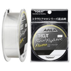 토레이(TORAY) 플루오르카본 라인 트라우트리얼 파이터 플로로 100m 2.5lb 내추럴, 2.5lb_One Color, 2.5lb_One Color, One Color