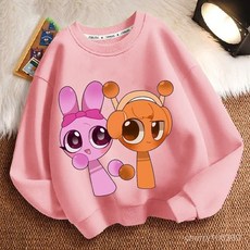 Sprunki節奏盒子兒童短袖衛衣 秋冬新款小中大男女兒童圓領長袖潮外套