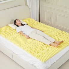 눈떠아 9존 메모리폼 매트리스 침대매트, 아이보리
