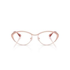 Michael Kors 여성용 Mk3095 산타페 타원형 처방 안경 프레임 로즈 골드/데모 렌즈