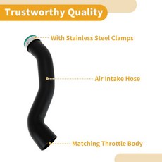 호환 메르세데스-벤츠 C 클래스 C200 2007-2009 No.A2045280982용 UXCELL 엔진 공기 흡입 호스