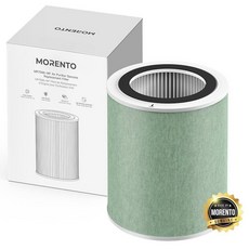 MORENTO MR7566 공기 청정기용 공기 청정기 교체 필터 고효율 활성탄 헤파 필터 4-in-1 4중 공기 필터 오리지널 표준 버전 - 1팩, Standard Version 1 Pack